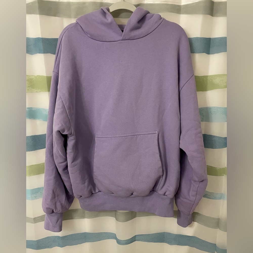 Kanye 2020 Vision Double Layered Hoodie - Size L - Purple (N21)